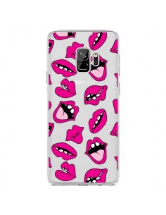 Coque Samsung S9 Lèvres Lips Bouche Kiss Transparente -...