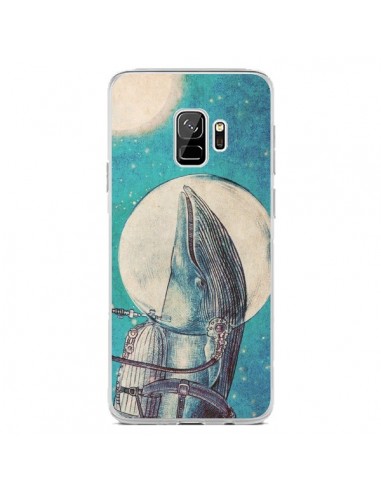 Coque Samsung S9 Baleine Whale Voyage Journey - Eric Fan