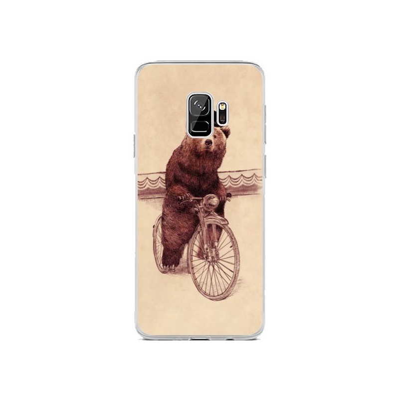 Coque Samsung S9 Ours Velo Barnabus Bear - Eric Fan