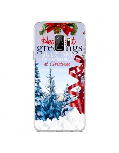 Coque Samsung S9 Voeux Joyeux Noël - Eleaxart