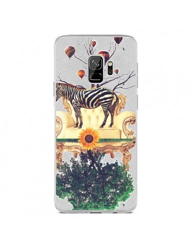 Coque Samsung S9 Zebre The World - Eleaxart