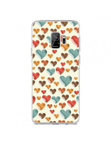 Coque Samsung S9 Coeurs Color_s - Eleaxart