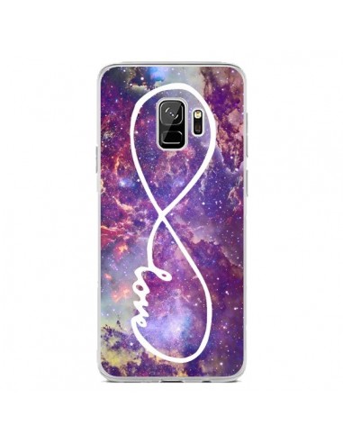 Coque Samsung S9 Love Forever Infini Galaxy - Eleaxart