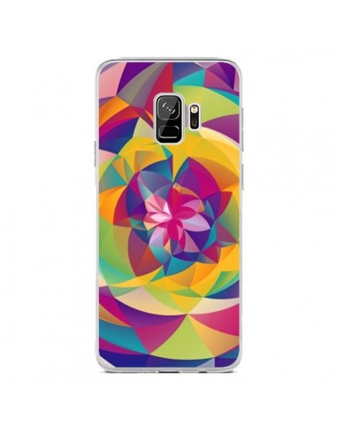 Coque Samsung S9 Acid Blossom Fleur - Eleaxart