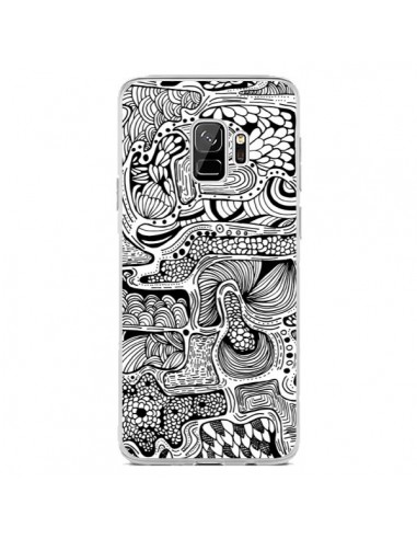 Coque Samsung S9 Reflejo Reflet Noir et Blanc - Eleaxart