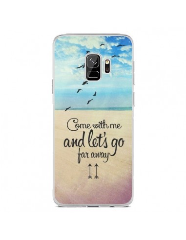 Coque Samsung S9 Let's Go Far Away Beach Plage - Eleaxart