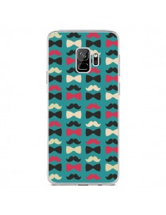 Coque Samsung S9 Hipster Moustache Noeud Papillon - Eleaxart