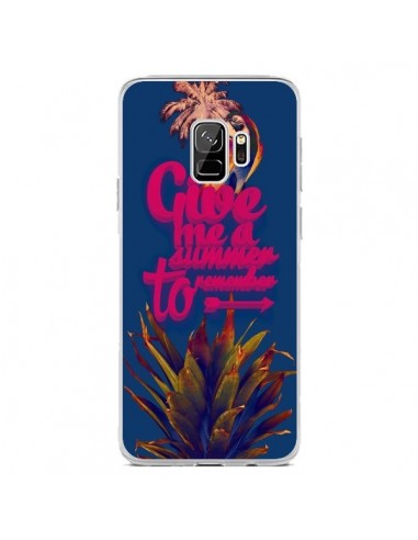 Coque Samsung S9 Give me a summer to remember souvenir paysage - Eleaxart