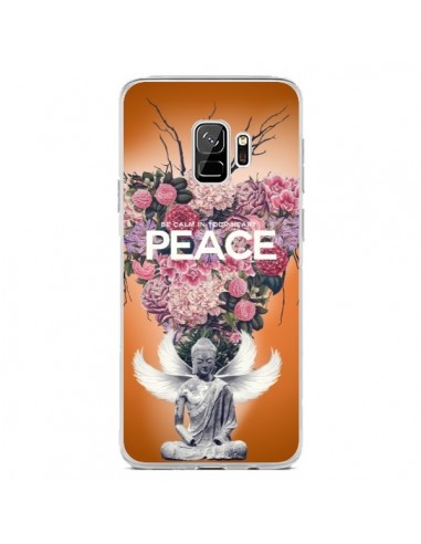 Coque Samsung S9 Peace Fleurs Buddha - Eleaxart