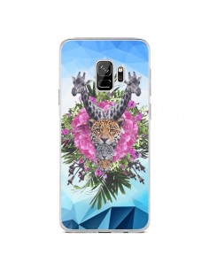 Coque Samsung S9 Girafes Lion Tigre Jungle - Eleaxart