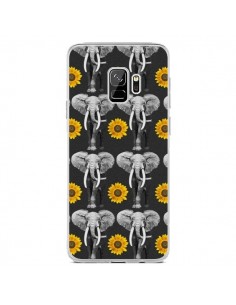 Coque Samsung S9 Elephant Tournesol - Eleaxart