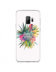 Coque Samsung S9 Have a great summer Ete Perroquet Parrot...