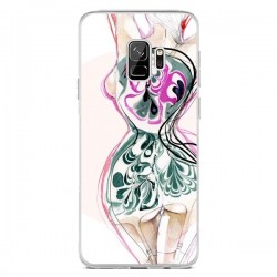 Coque Samsung S9 Femme en fleurs - Elisaveta Stoilova