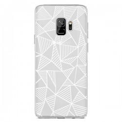 Coque Samsung S9 Lignes Grilles Triangles Grid Abstract...