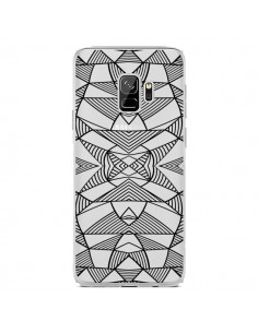 Coque Samsung S9 Lignes Miroir Grilles Triangles Grid...