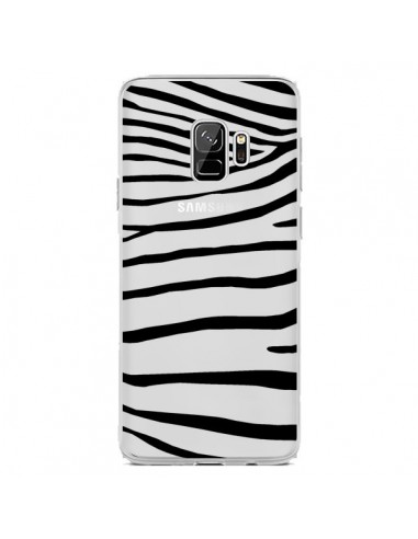 Coque Samsung S9 Zebre Zebra Noir Transparente - Project M