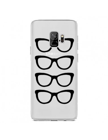 Coque Samsung S9 Sunglasses Lunettes Soleil Noir Transparente - Project M