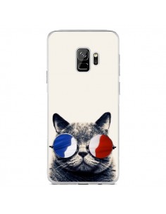 Coque Samsung S9 Chat à lunettes françaises - Gusto NYC