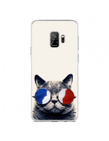 Coque Samsung S9 Chat à lunettes françaises - Gusto NYC
