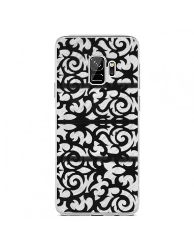Coque Samsung S9 Abstrait Noir et Blanc - Irene Sneddon