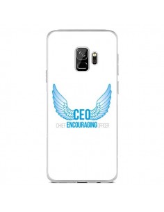 Coque Samsung S9 CEO Chief Encouraging Officer Bleu -...