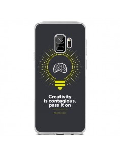 Coque Samsung S9 Creativity is contagious, Einstein -...