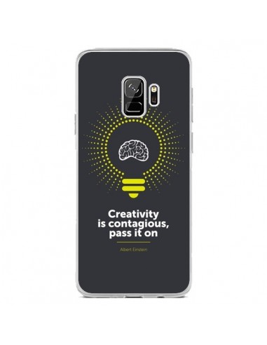 Coque Samsung S9 Creativity is contagious, Einstein - Shop Gasoline