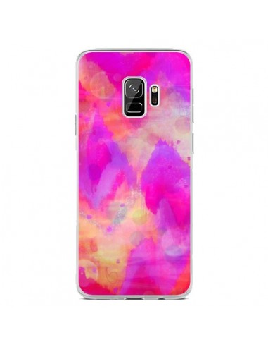 Coque Samsung S9 Coeur Tribal Rose - Ebi Emporium