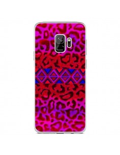 Coque Samsung S9 Tribal Leopard Rouge - Ebi Emporium