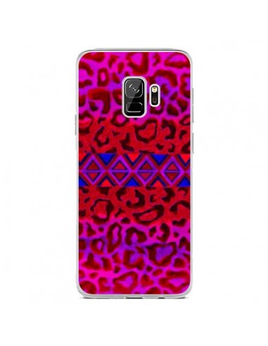 Coque Samsung S9 Tribal Leopard Rouge - Ebi Emporium