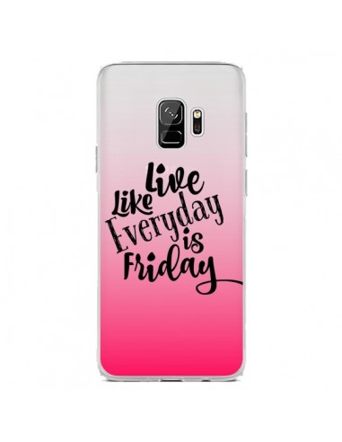 Coque Samsung S9 Everyday Friday Vendredi Live Vis Transparente - Ebi Emporium