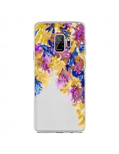 Coque Samsung S9 Cascade Florale Transparente - Ebi Emporium