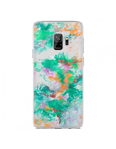 Coque Samsung S9 Mermaid Sirene Fleur Flower...