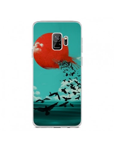 Coque Samsung S9 Soleil Oiseaux Mer - Jay Fleck