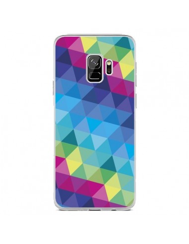 Coque Samsung S9 Azteque Gheo Bleu - Javier Martinez