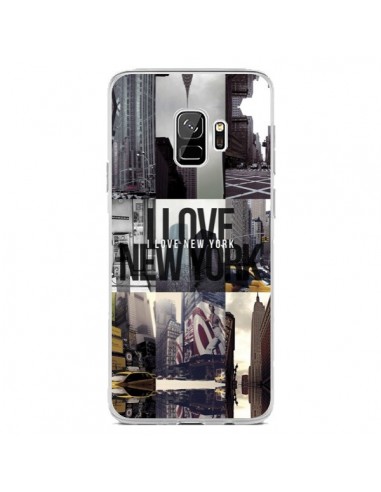 Coque Samsung S9 I love New Yorck City noir - Javier Martinez