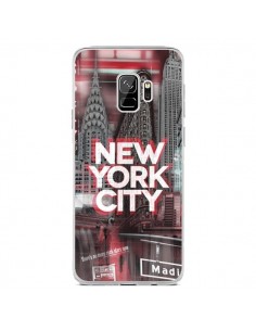 Coque Samsung S9 New York City Rouge - Javier Martinez
