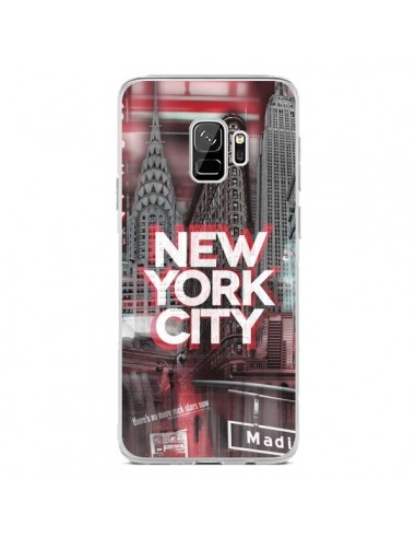 Coque Samsung S9 New York City Rouge - Javier Martinez