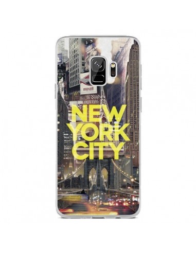 Coque Samsung S9 New York City Jaune - Javier Martinez