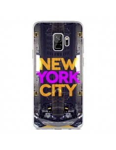 Coque Samsung S9 New York City Orange Violet - Javier...