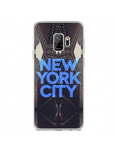 Coque Samsung S9 New York City Bleu - Javier Martinez