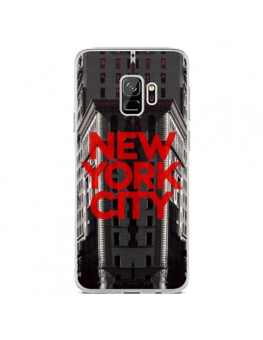 Coque Samsung S9 New York City Rouge - Javier Martinez