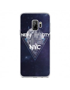 Coque Samsung S9 New York City Triangle Bleu - Javier...