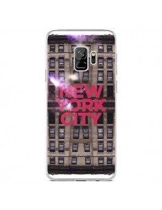 Coque Samsung S9 New York City Buildings Rouge - Javier...