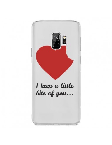Coque Samsung S9 I keep a little bite of you Love Heart Amour Transparente - Julien Martinez