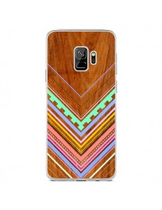 Coque Samsung S9 Azteque Arbutus Pastel Bois Aztec Tribal...