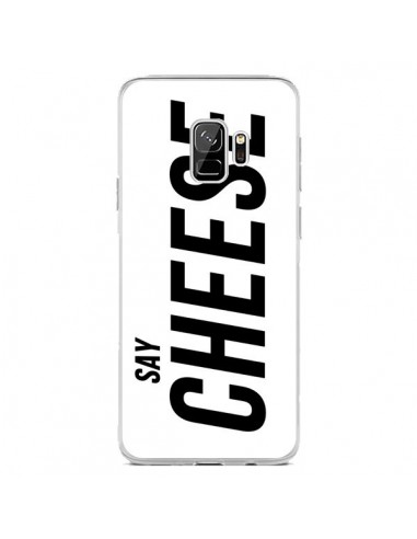 Coque Samsung S9 Say Cheese Smile Blanc - Jonathan Perez
