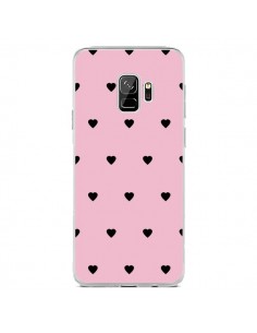 Coque Samsung S9 Coeurs Roses - Jonathan Perez