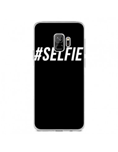 Coque Samsung S9 Hashtag Selfie Blanc Vertical - Jonathan Perez
