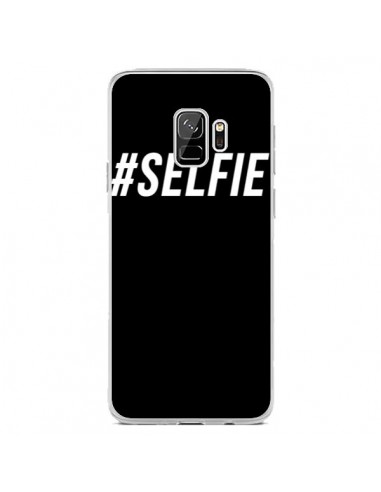Coque Samsung S9 Hashtag Selfie Blanc Vertical - Jonathan Perez